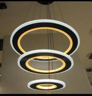 Quality Modern Three Drop Led Ring Chandelier Pendant Light