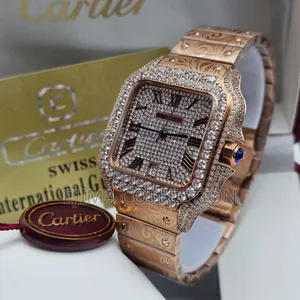 High Quality Ice Cartier Chain Watch New Design Foe Men's