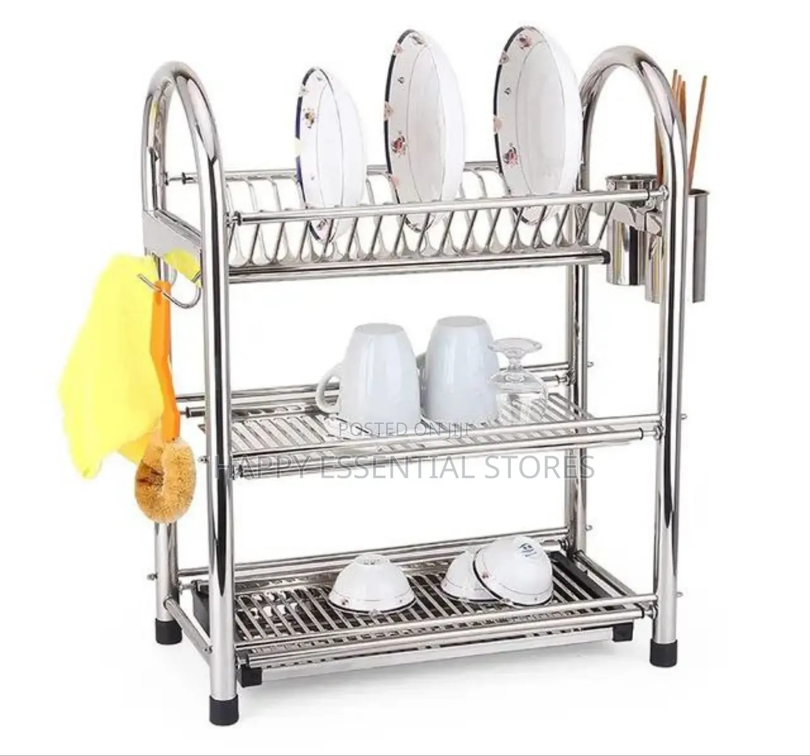 Quality Stainless Steel 3layer Dish Rack
