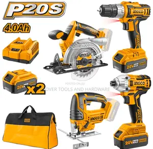 Ingco Lithium-Ion Cordless 4 PCS Combo Kit CKLI2010