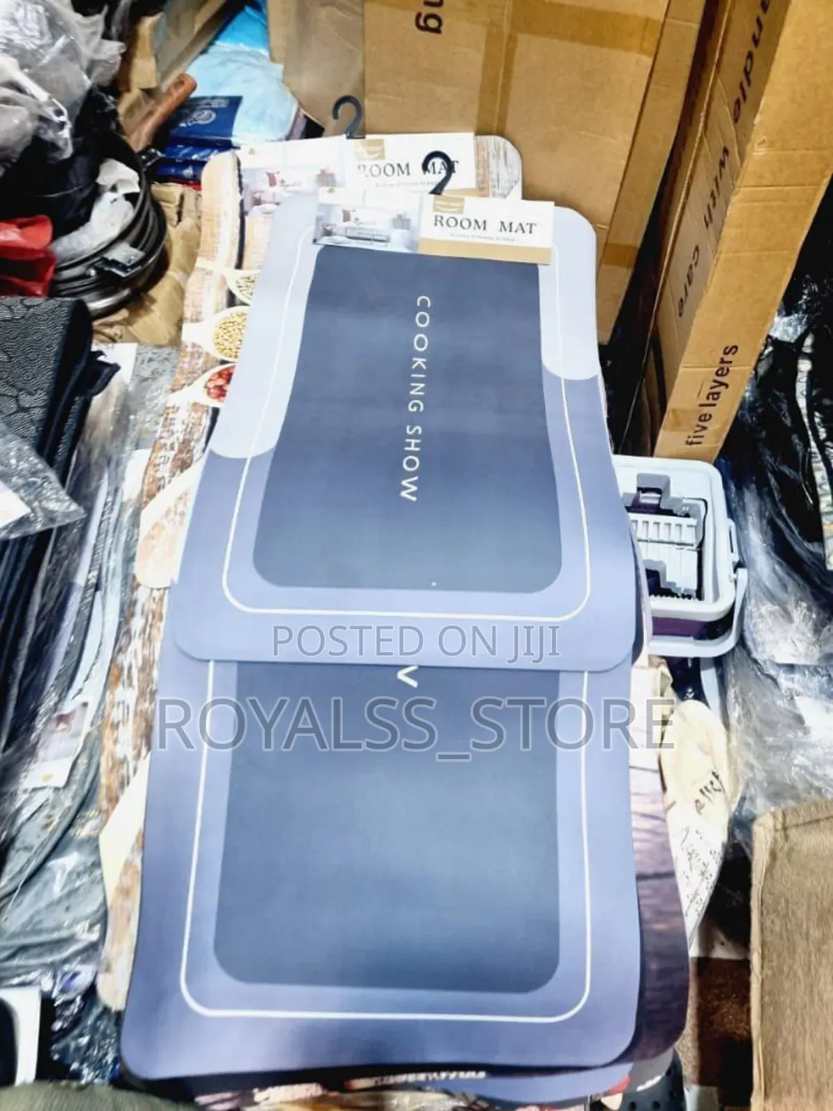 2in1 Anti Slip Absorbent Kitchen Mat Runner Mat for Kitchen