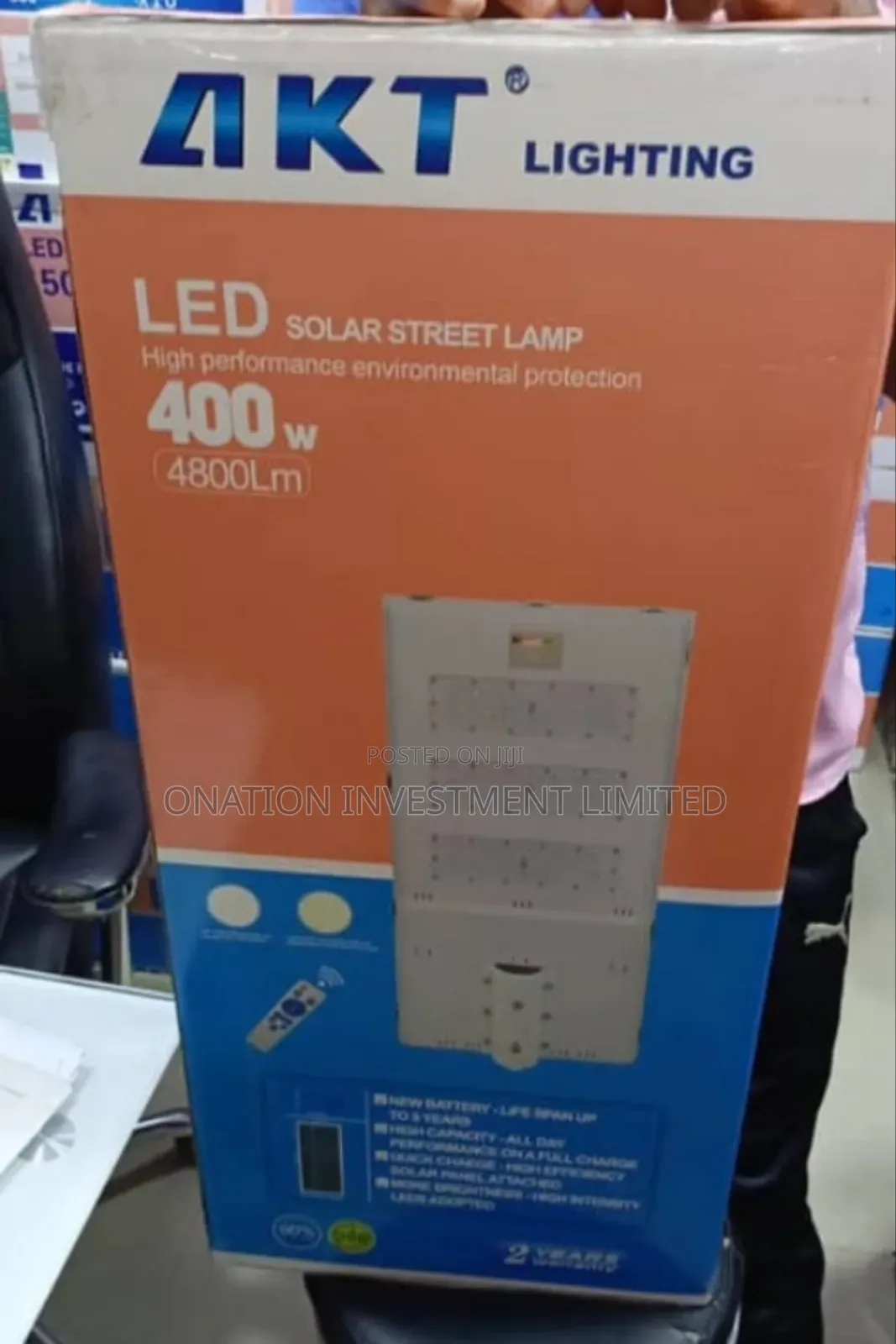 400w AKT Solar Street Lights