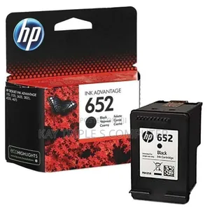 Photo - Hp 652 Black Ink Original Cartridge