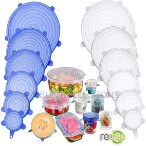 6pcs Set Silicon Food Cover