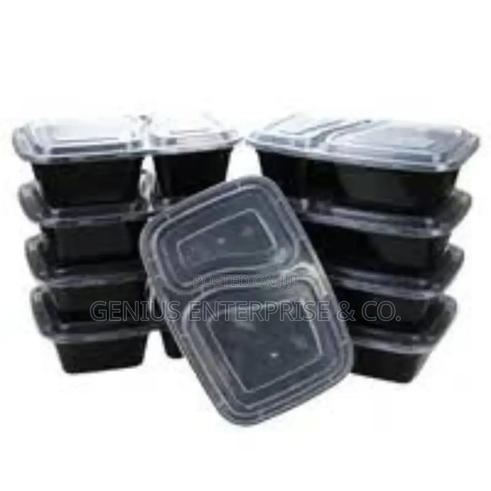 2 Compartment Takeaway Plate(100pcs)