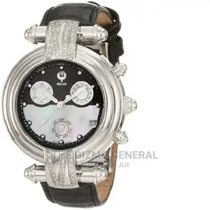 Brillier Women's Klassique Round Stainless Steel Chronograph Watch