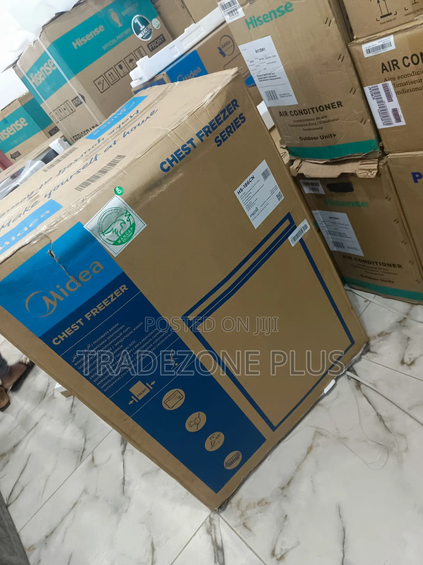 FAST FREEZING Midea Chest Freezer HS 186CN 150lts