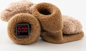 Photo - Unisex Brown Baby Shoes Socks