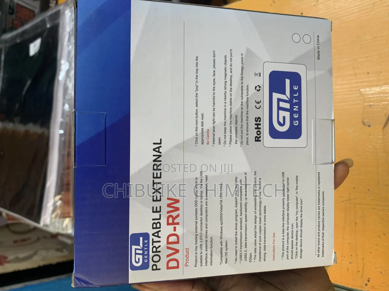 Gentle Portable External DVD-Rw