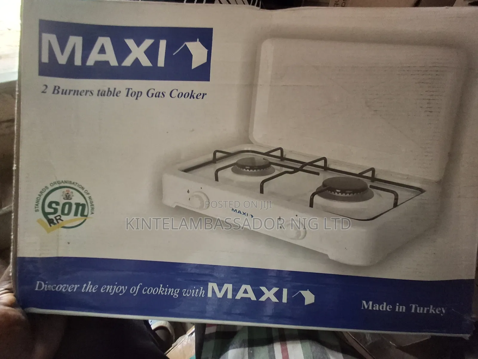 Maxi 2 Burner Table Top Gas Cooker