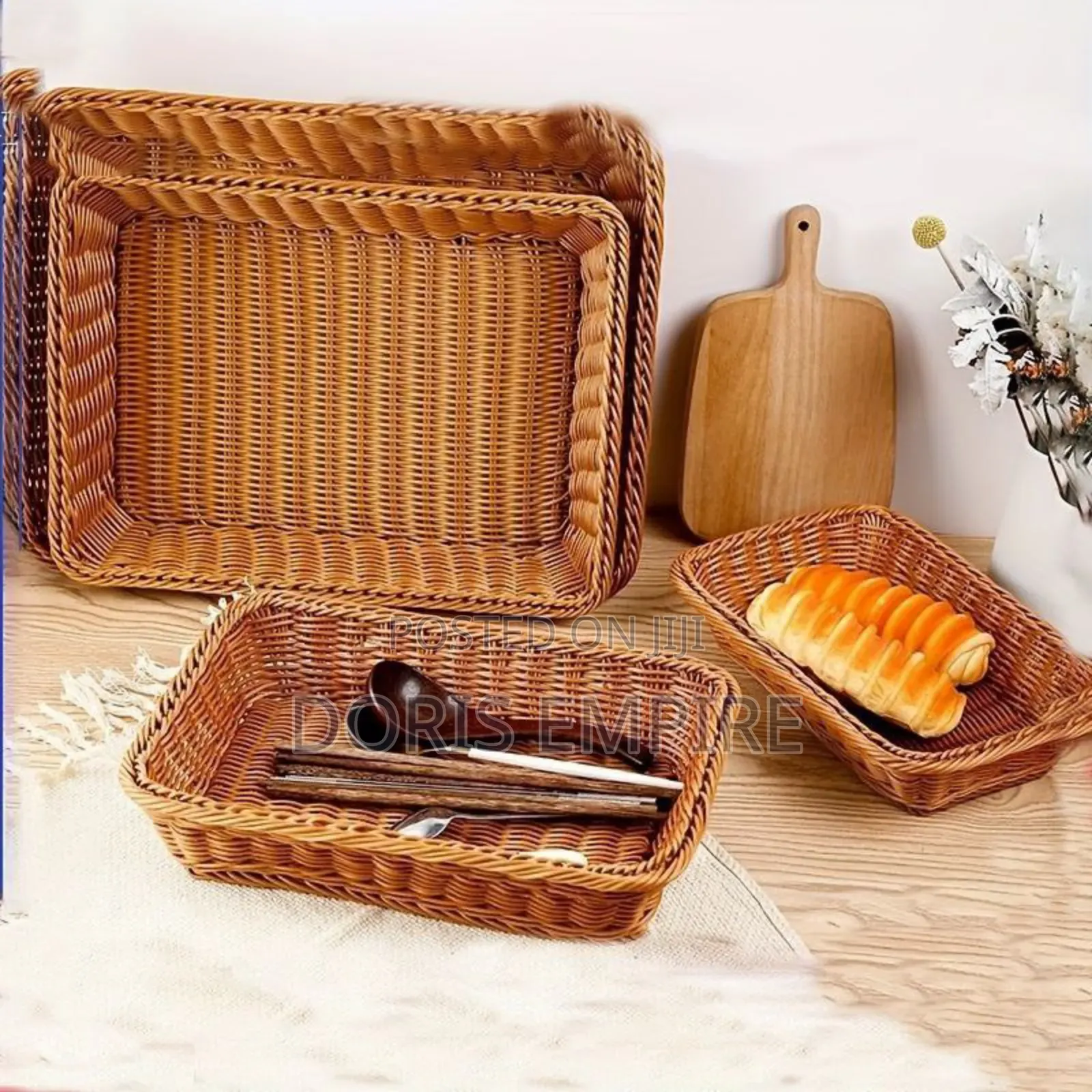 Rattan Woven Multipurpose Storage Baskets,For Bread 