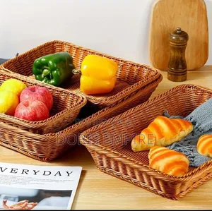 Rattan Woven Multipurpose Storage Baskets,For Bread 