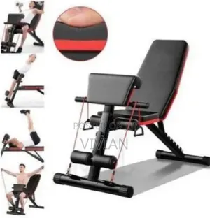 Photo - Adjustable Weight Bench Foldable Sit Up