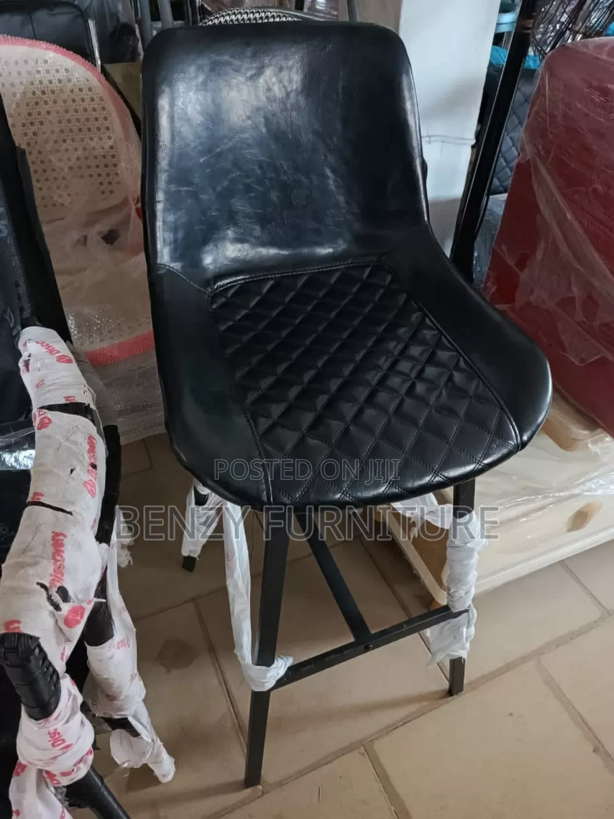 High Stools With Back Rest