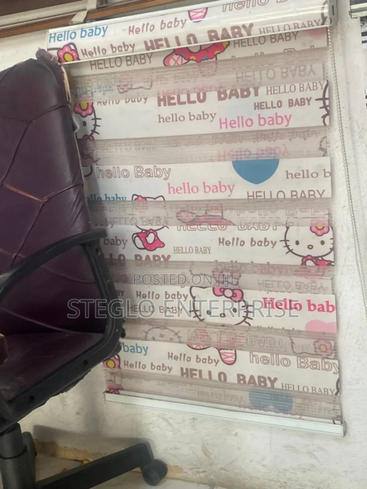 Hello Baby Kiddies Theme Blinds