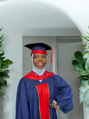 Navy Blue Academy Graduation Gowns for Rental