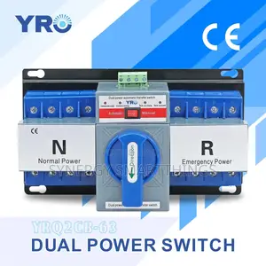 Dual Power Changeover Switch 2p to 4p 63a/100a Automatic Generator