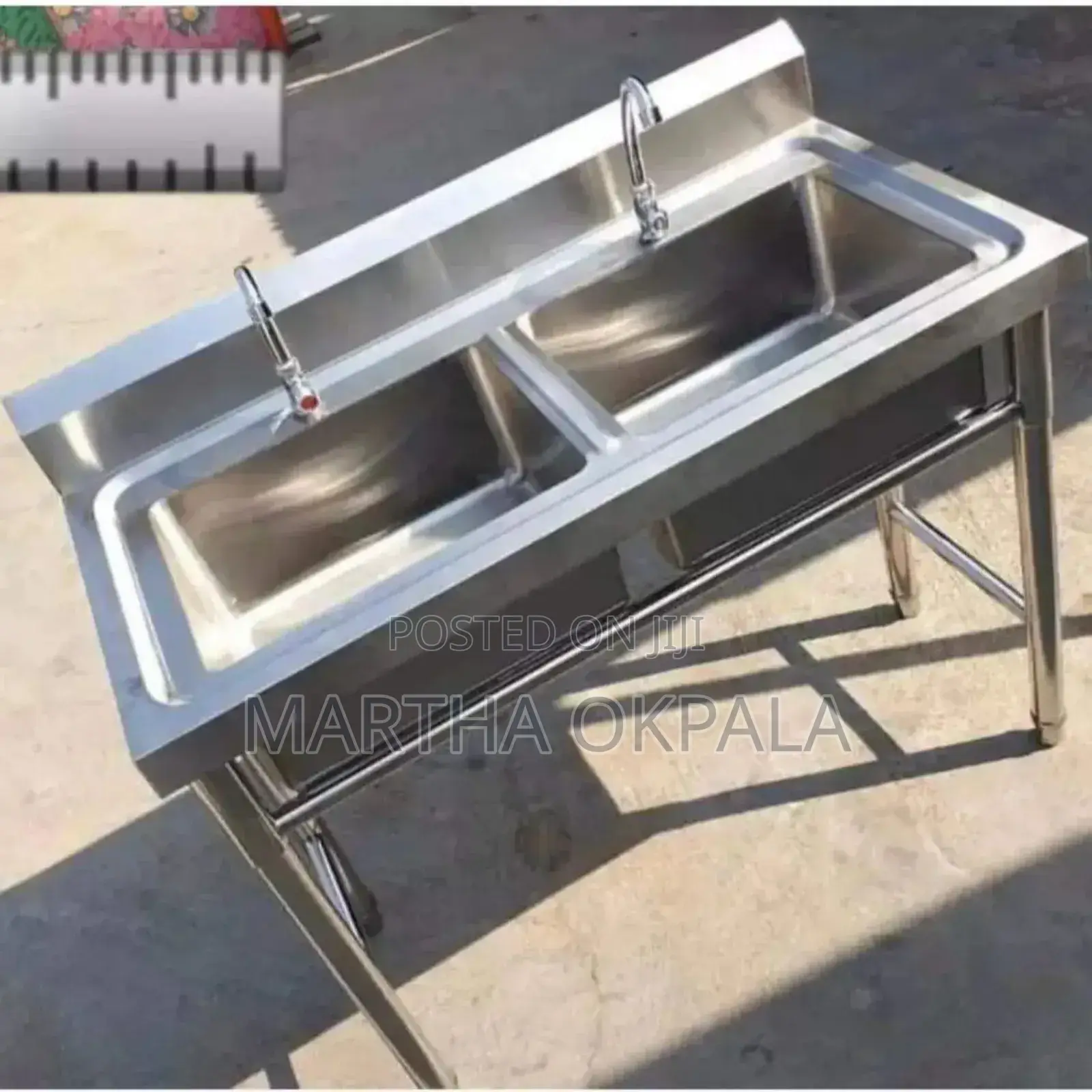 Commercial Double Sink Washer