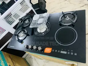 Guardhob Polystar 4+1 Tempered Glass (Inverter) Built in Gas
