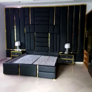 Standard Wall to Wall Padded Bed Frame Available at Mr 