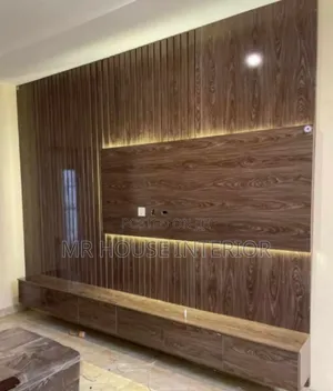 16 Fit Wall to Wall Plywood Wooden Tv Stand Available