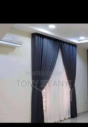 Turkish Curtain Dark Blue