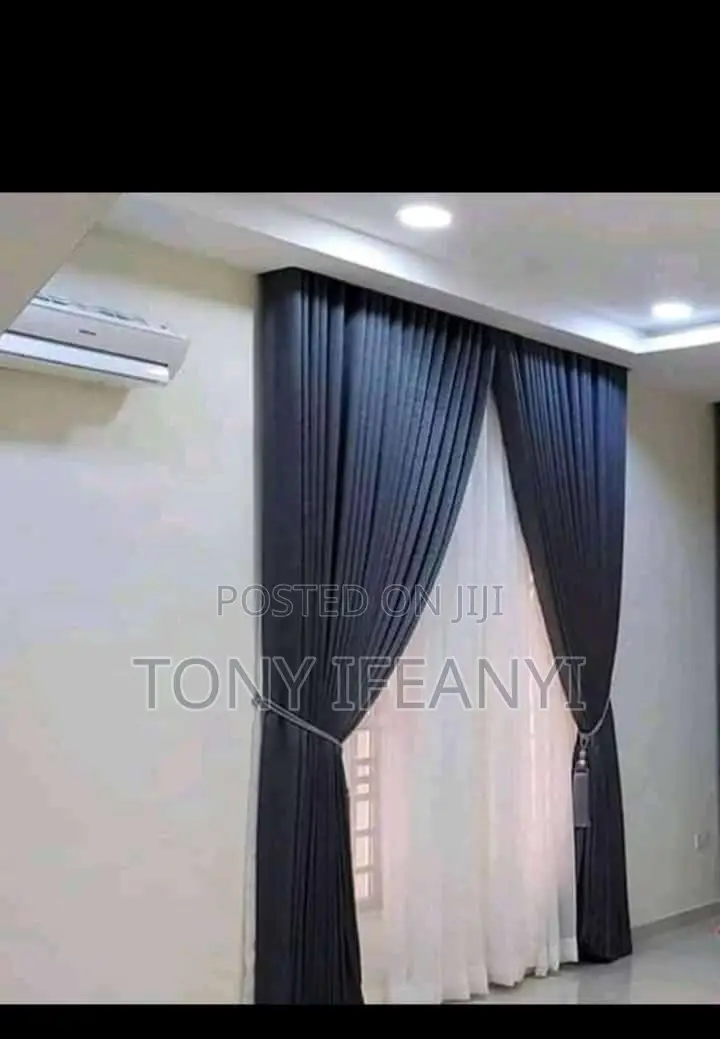 Turkish Curtain Dark Blue