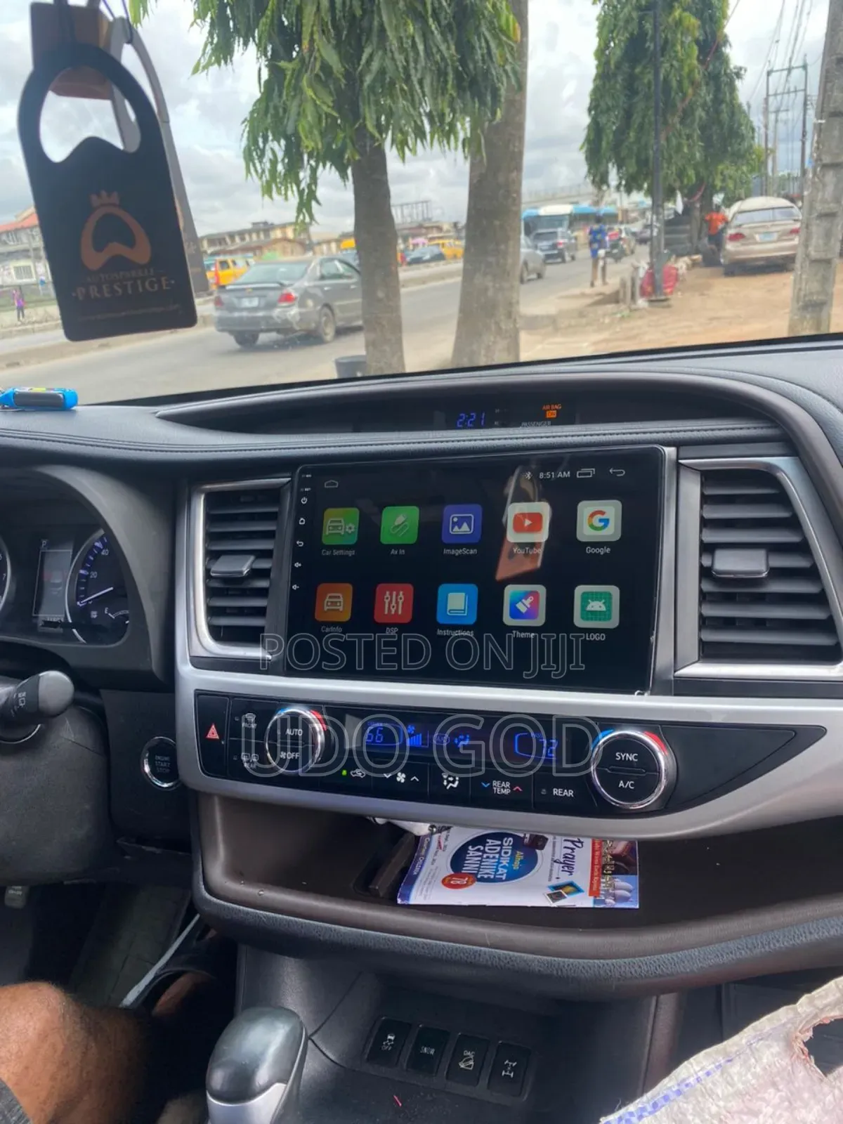 Toyota Highlander 2018 Android Screen