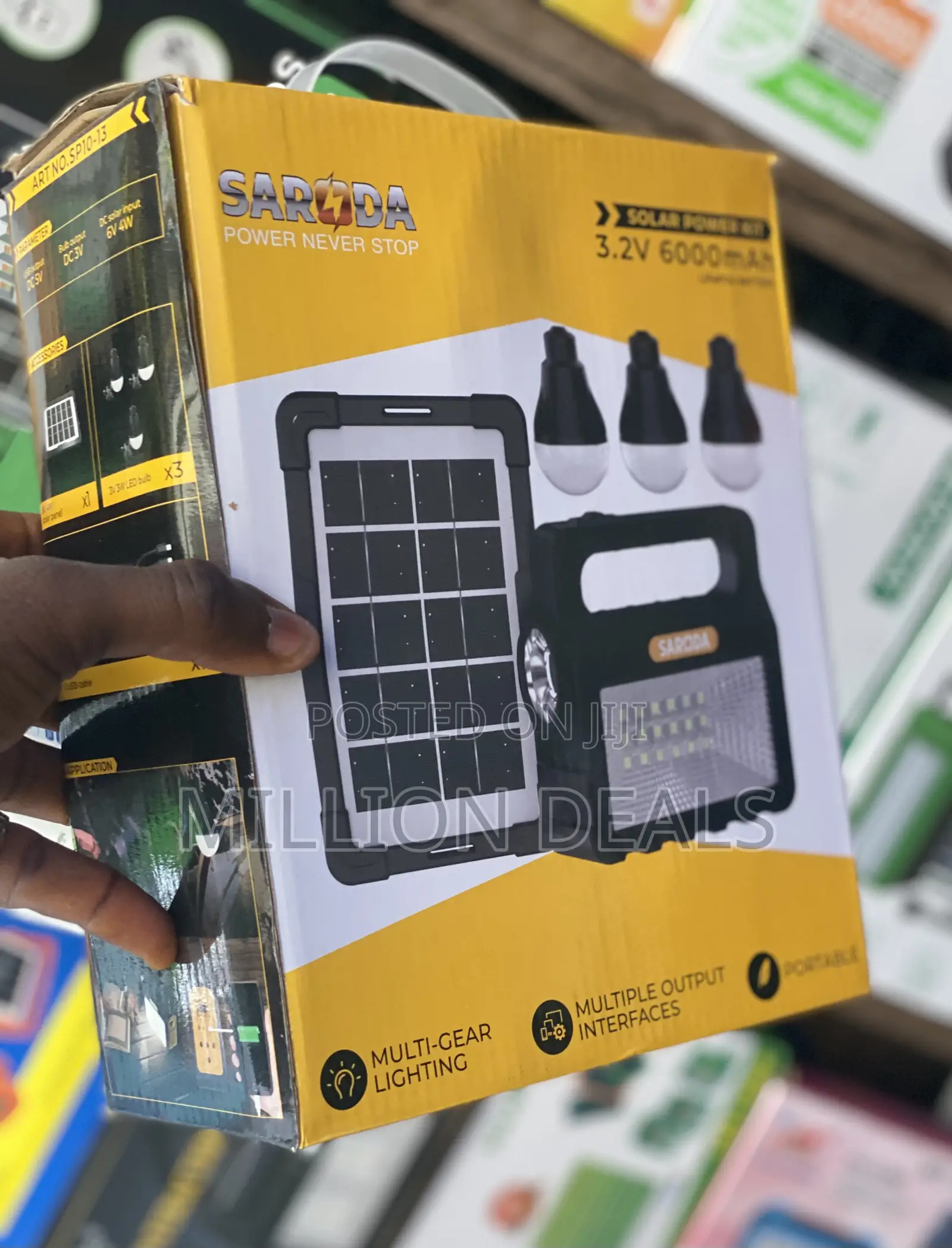 Multifunctional Unique Solar Light Power Kits