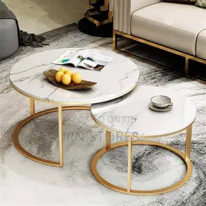 Marble Top 2pcs Center Table