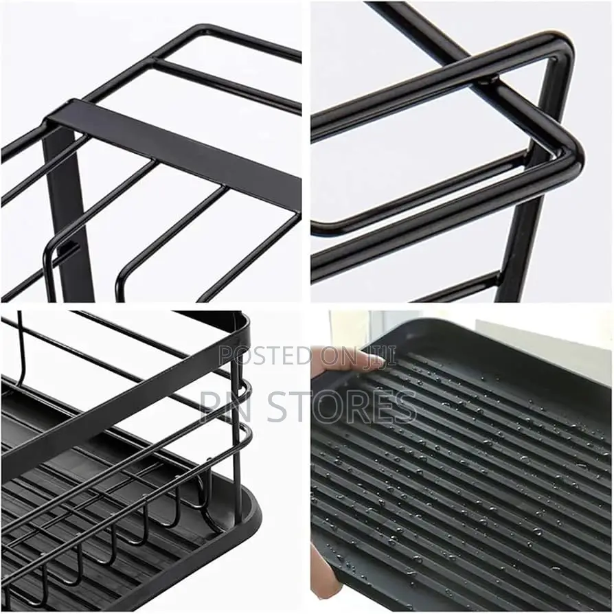 Rectangular Dish/Plates Rack With Drainer
