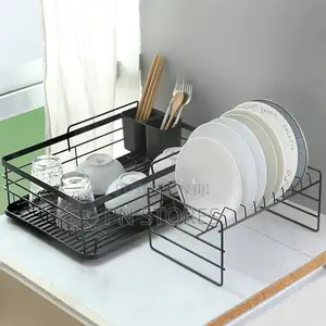 Rectangular Dish/Plates Rack With Drainer
