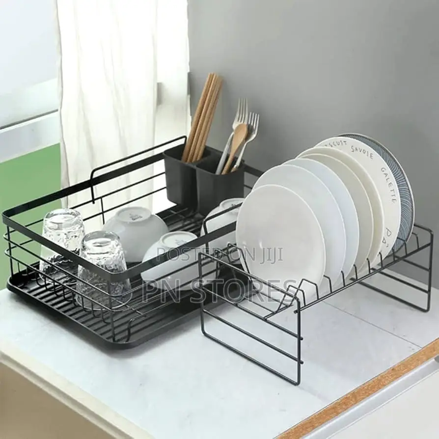 Rectangular Dish/Plates Rack With Drainer