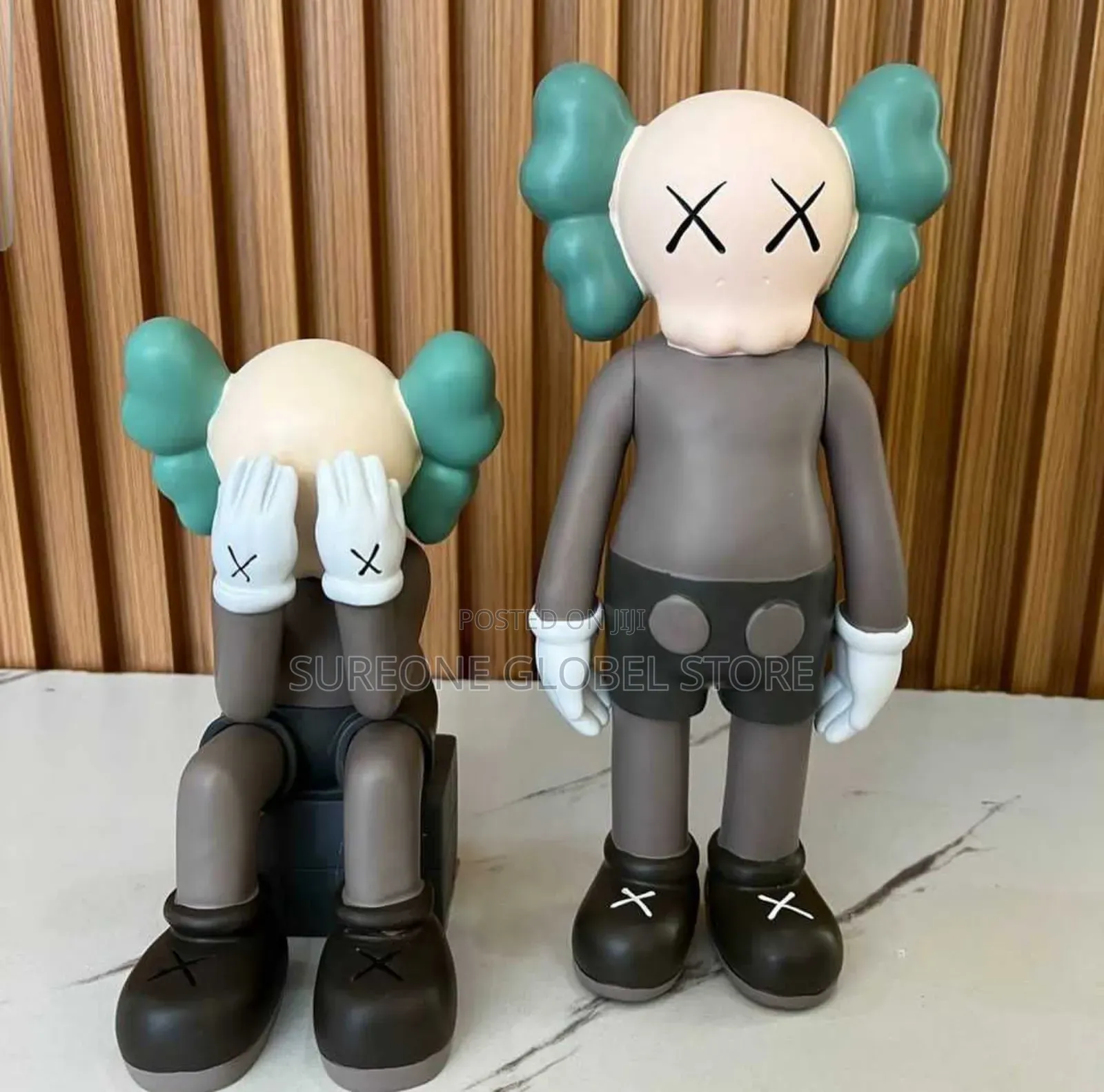 KAWS Companion Blush Sculpture Brown