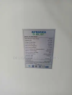 450watts Solar Panel AFRICELL