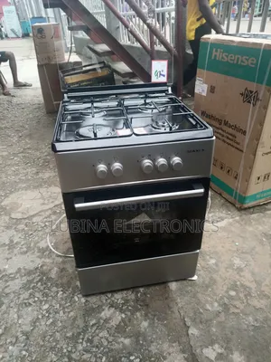 Brand New Maxi(60×60)All Gas Standing Cooker✓Silver Colour✓