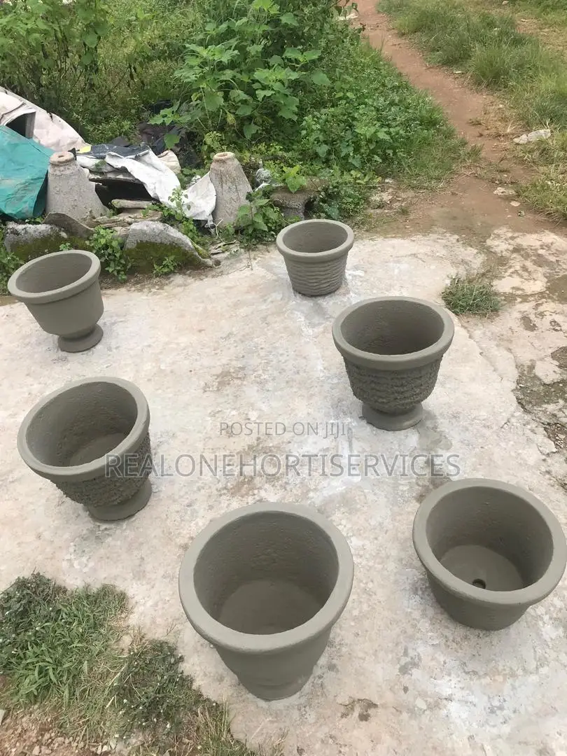 Concrete Pots for Mini or Kitchen Garden