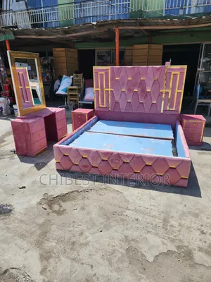 6by6 Frame With Dressing Mirror and Side Drawers