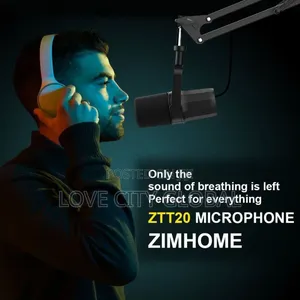 Professional XLR/Usb Podcast Microphone With XLR Usb Cable