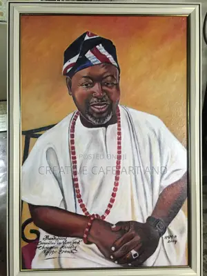 Sample Acrylic Portrait Painting on Canvas