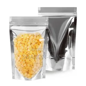 Silver Transparent Front Pouch 16 X 24