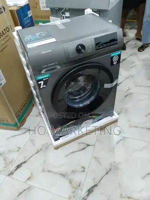Hisense 7kg Front Load Inverter Washing Machine-Wm7012wfqp