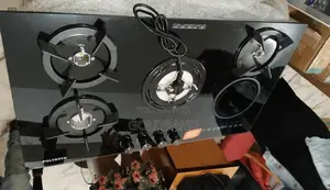 4 Gas +1 Electric Polystar Built-in Gas Hob (Low Maintenace)