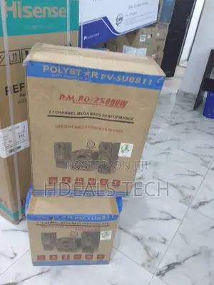 Polystar Boom Speaker Without DVD Player Disco Light 