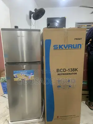 Energy Saver Skyrun Refrigerator BCD 138hc Double Door