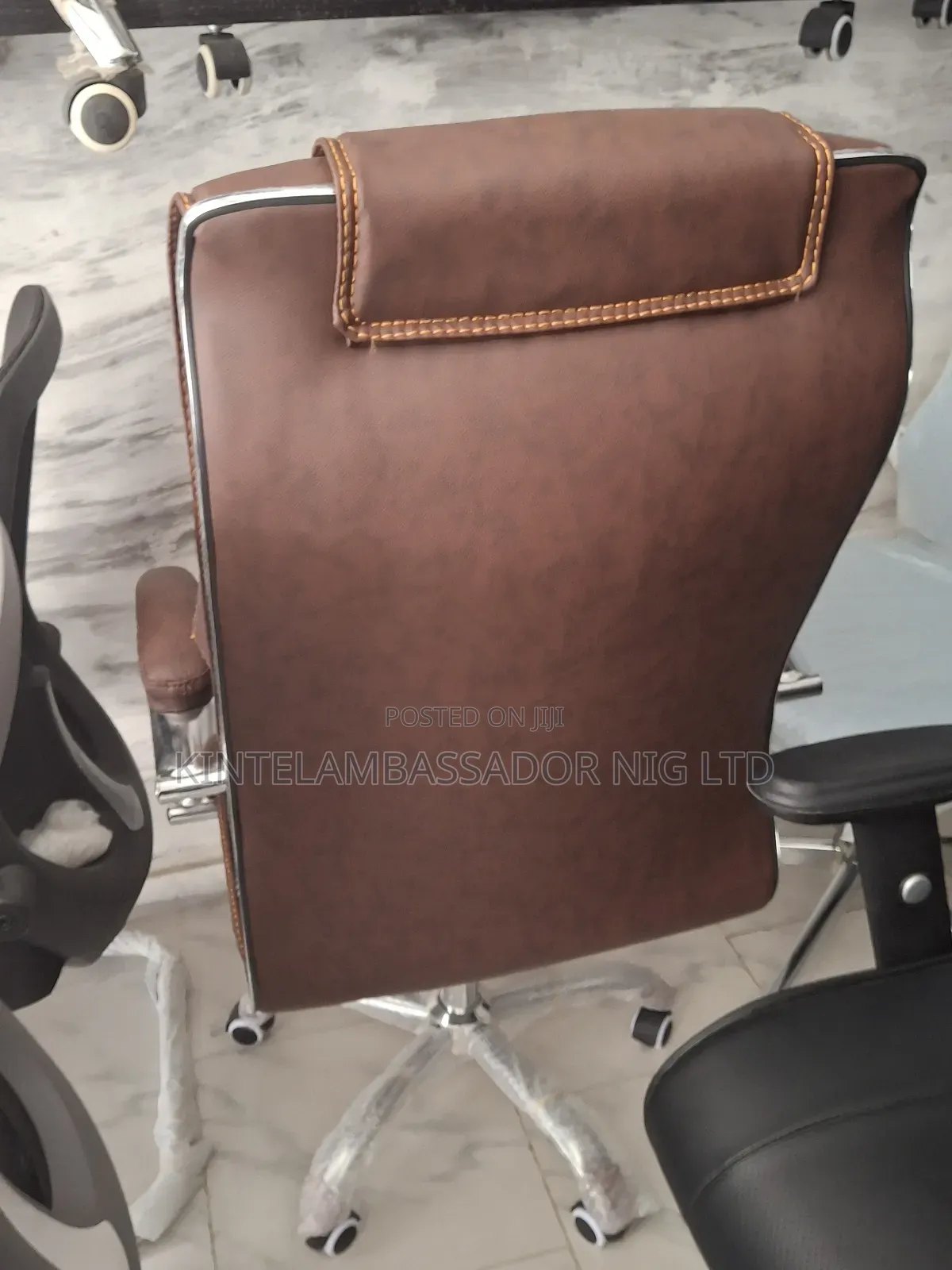 Executive Chair - Brown Leather