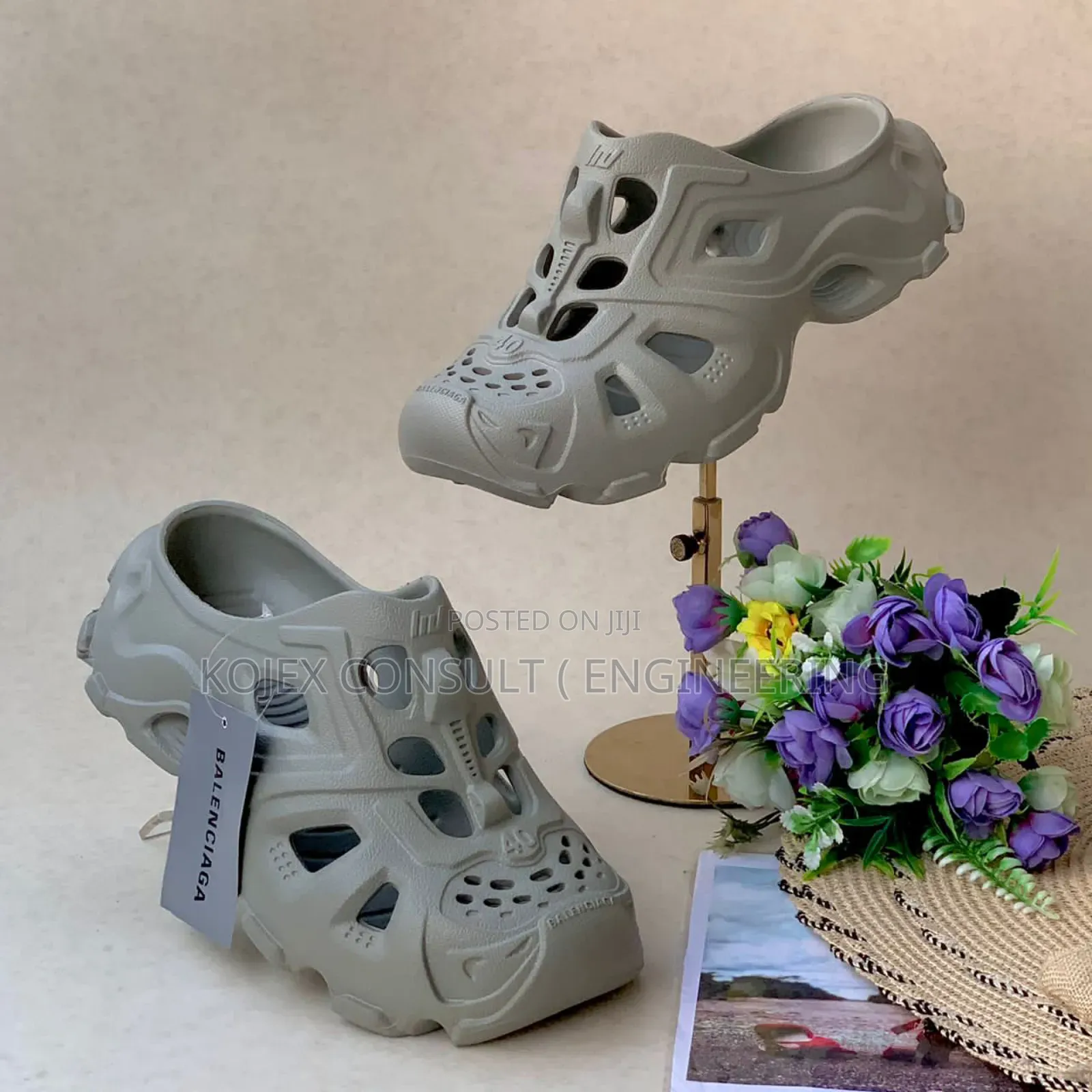 Original Balenciaga Crocs Slippers Available