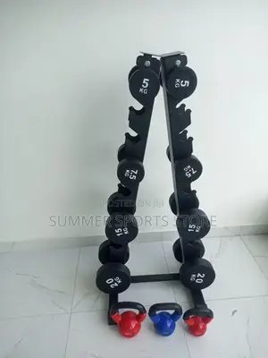 8 Steps Rack for Dumbells
