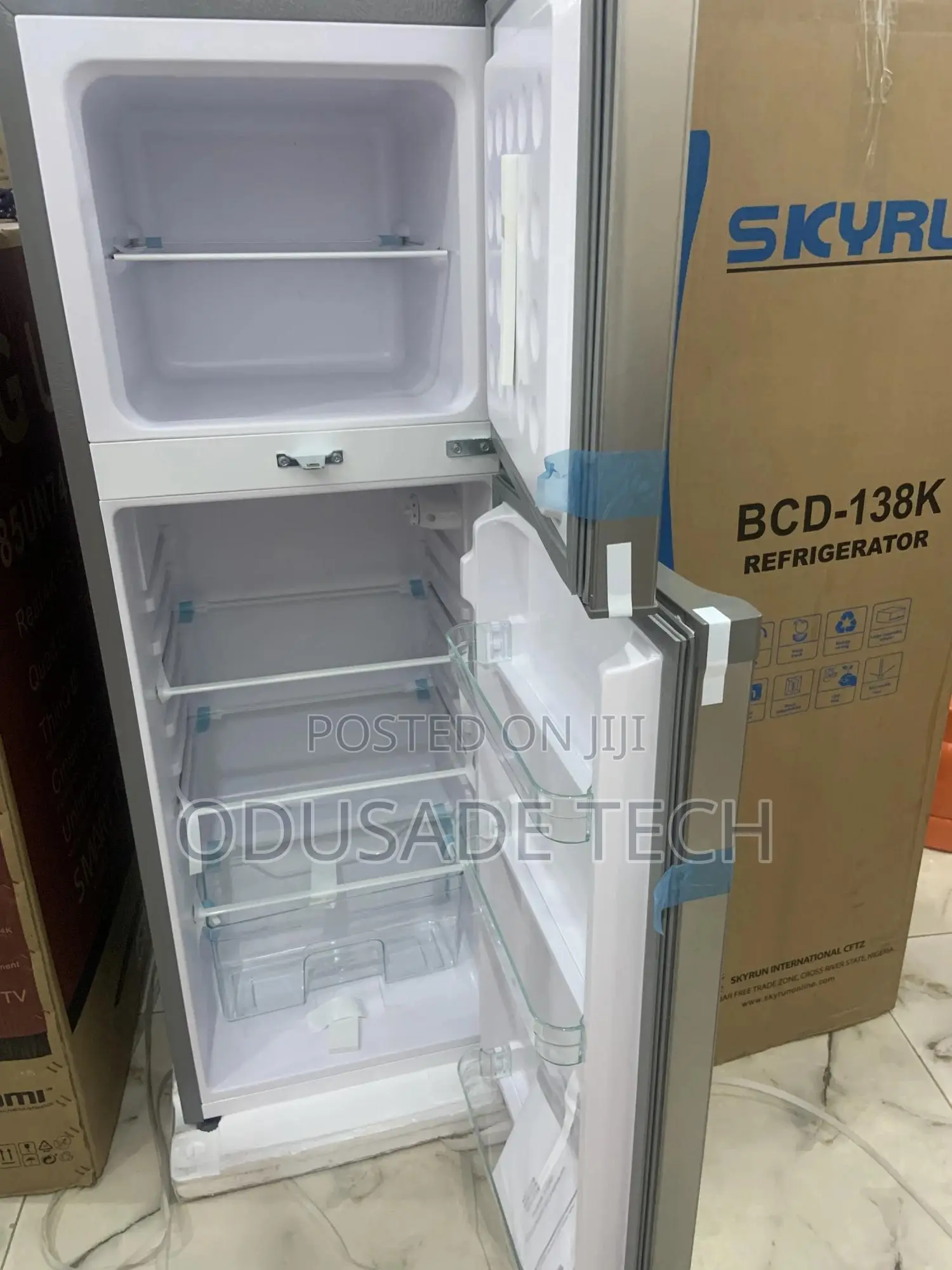 Ecofresh Skyrun Refrigerator BCD 138hc Double Door
