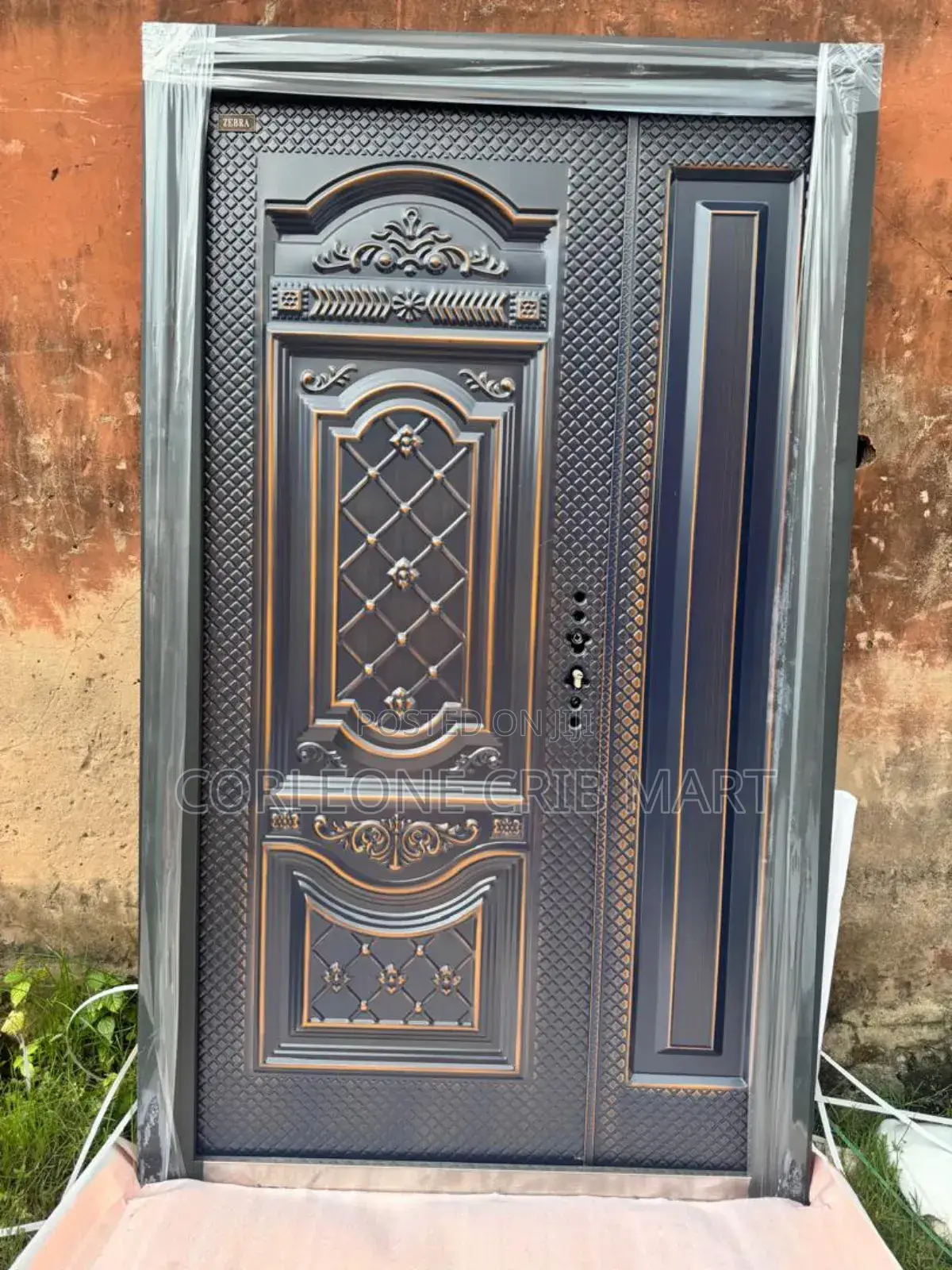 Copper Cast Security Door